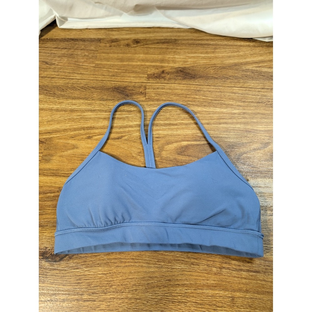 lululemon flow y Sports bra 8 blue